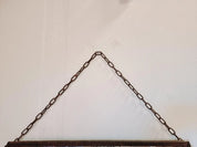 French_Art_Deco_Wall_Mirror,_Iron_Frame,_Geometric_Design,_1930s