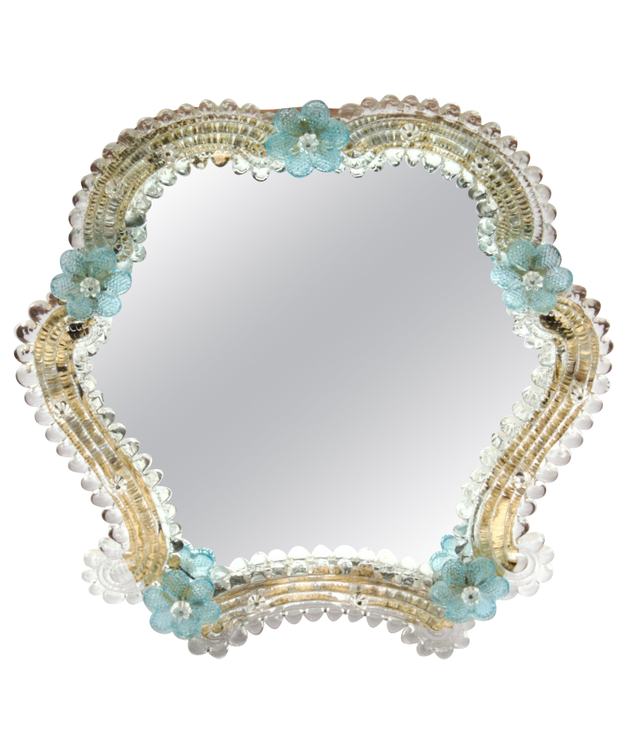 Wall_Mirror,_Murano_Glass_Frame_With_Floral_Ornaments,_1950s,_Italy