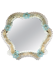 Wall_Mirror,_Murano_Glass_Frame_With_Floral_Ornaments,_1950s,_Italy