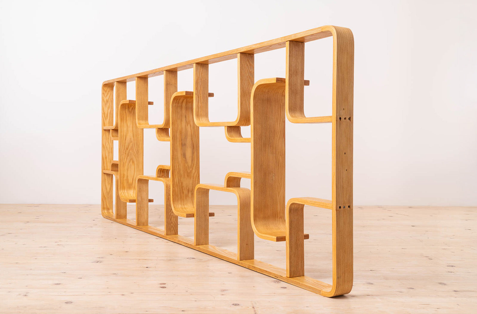 Ludvik_Volak_Ash_Veneer_Wall_Unit_for_Drevopodnik_Holesov,_1960s