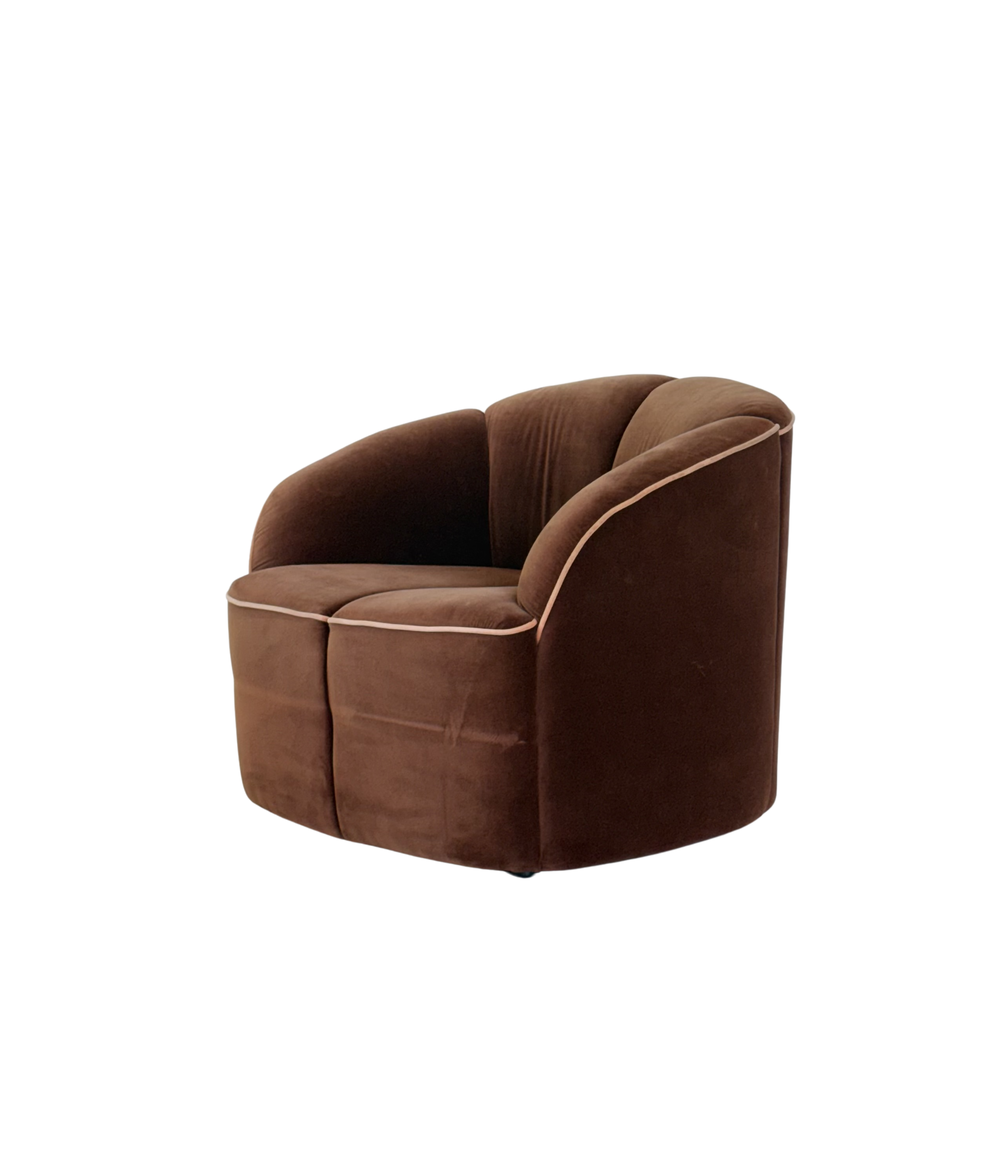 Walter_Knoll_Piccolino_Armchair_in_Brown_Velour,_1960s