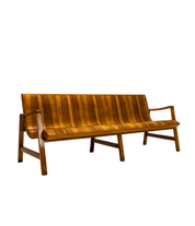 Wave-Shaped_Bench_in_Walnut_with_Two-tone_Veneering,_Italy_1950s