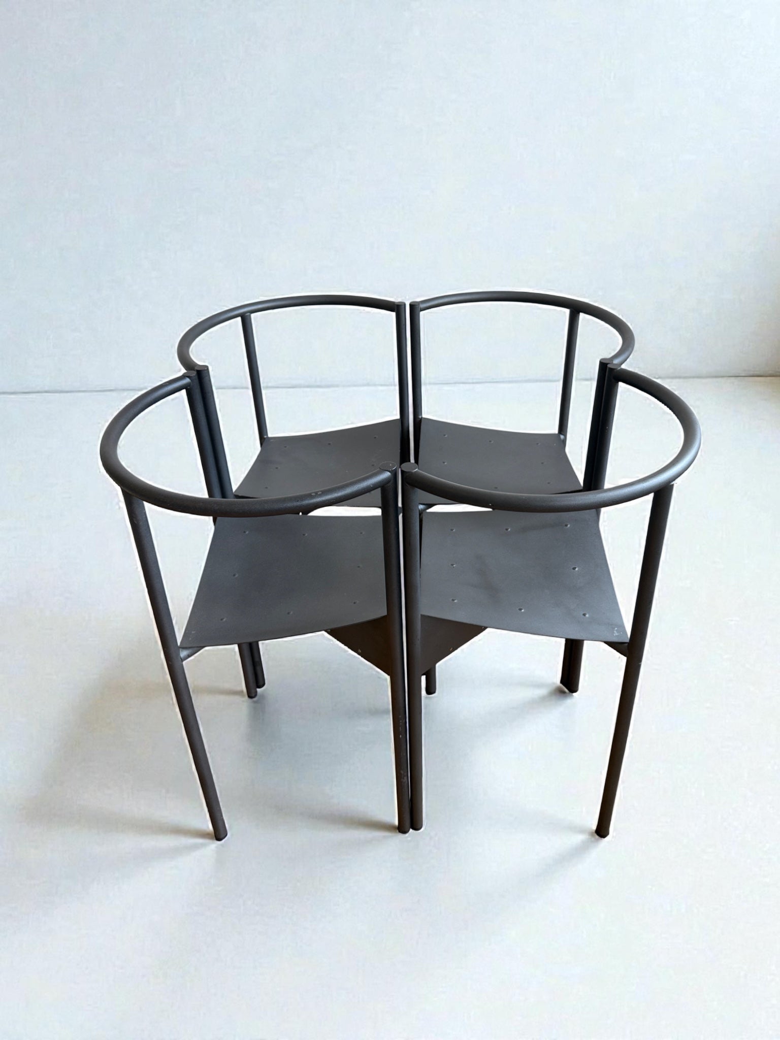Set_of_4_Wendy_Wright_Chairs_by_Philippe_Starck_for_Disform,_1986