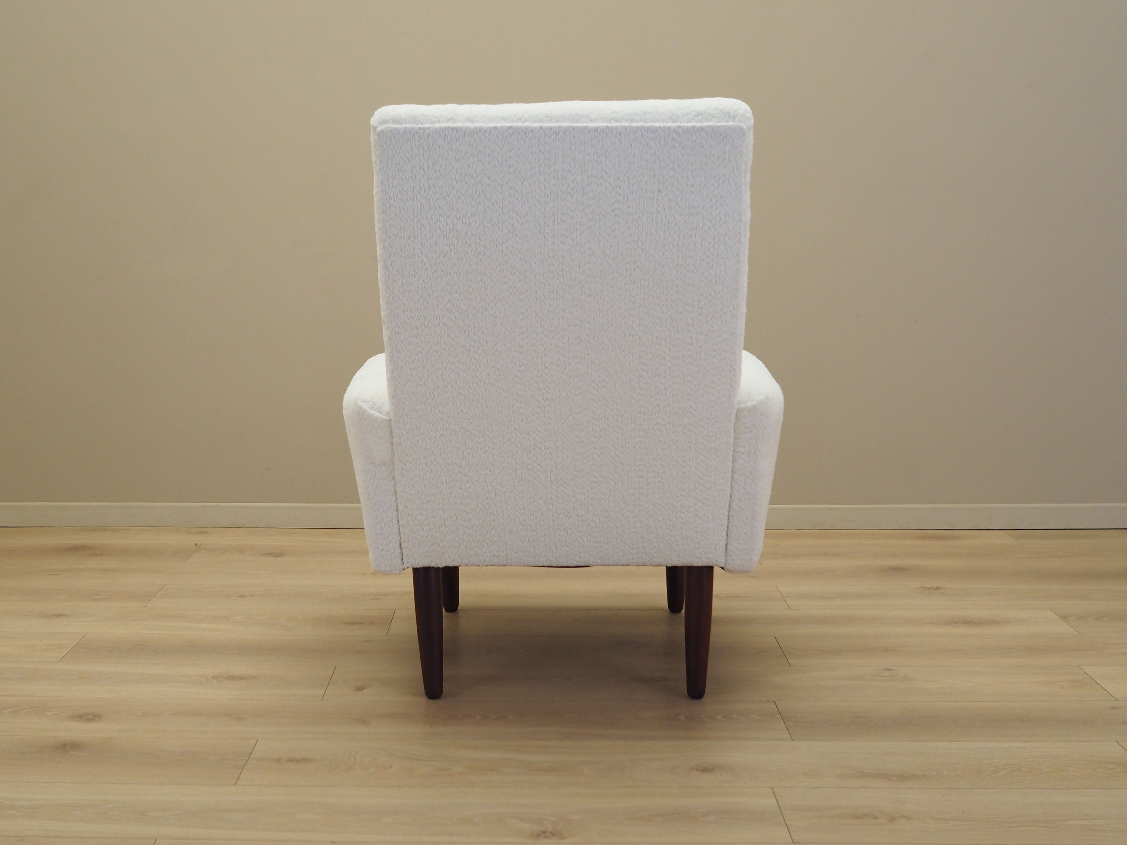 Danish_Modern_White_Armchair_with_New_Upholstery,_1970s,_Denmark