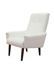 Danish_Modern_White_Armchair_with_New_Upholstery,_1970s,_Denmark