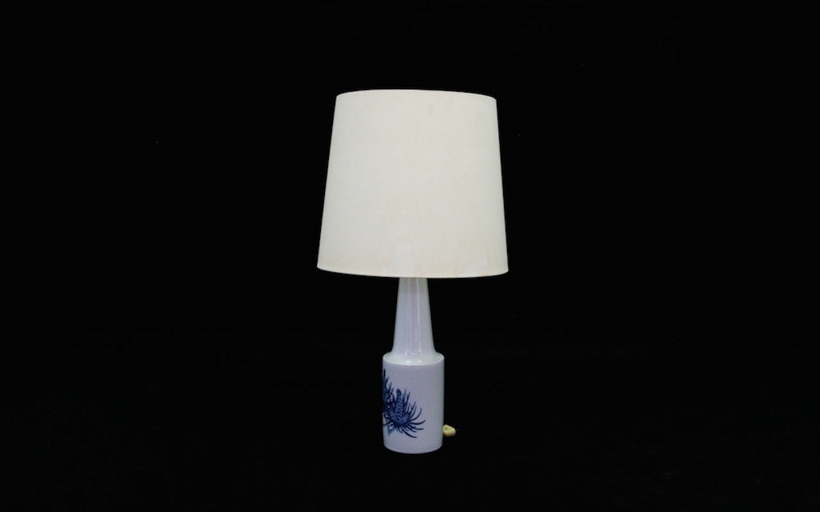 Danish_Ceramic_Table_Lamp_by_Fog_&_Morup_with_Blue_Motif,_1960s