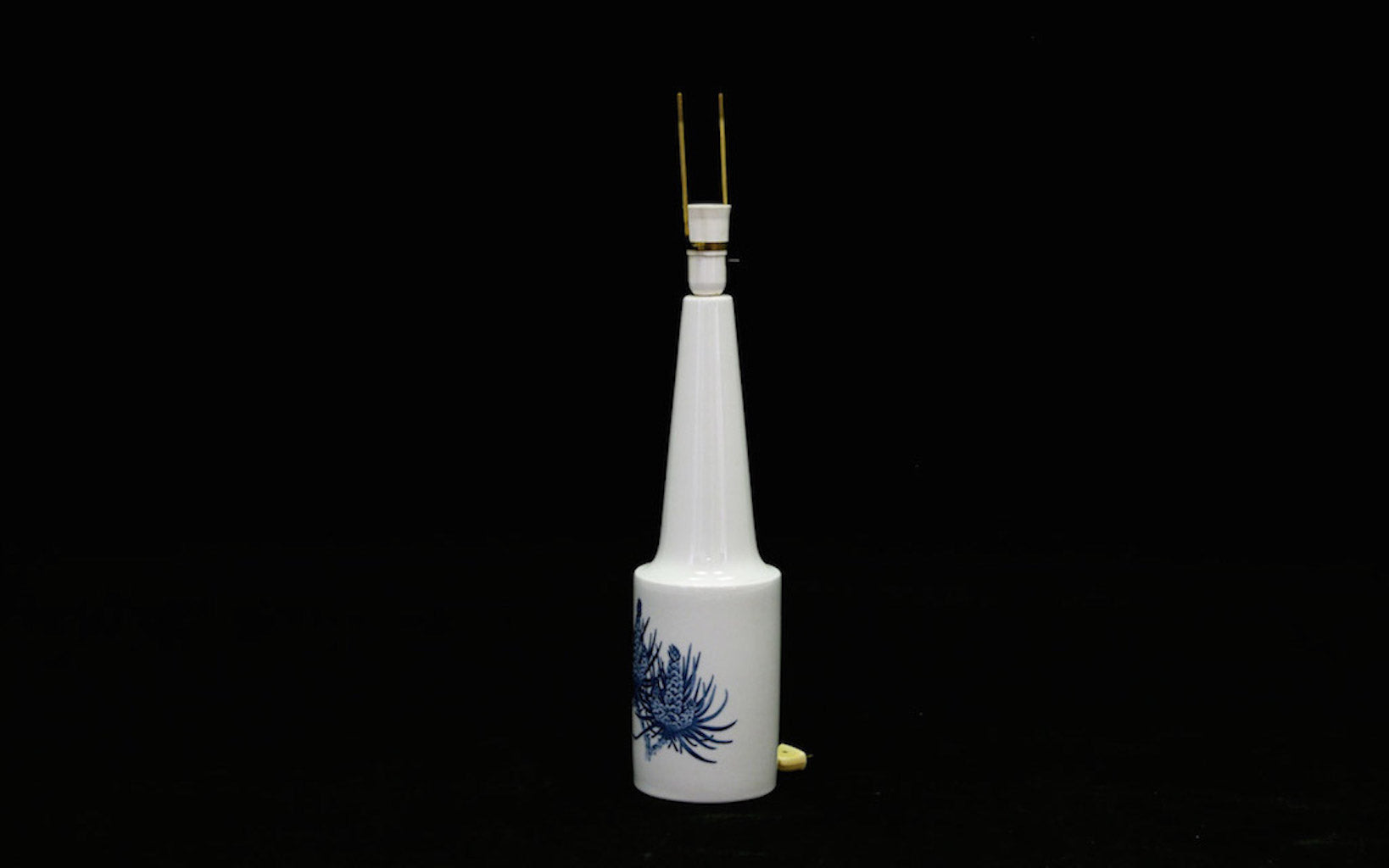 Danish_Ceramic_Table_Lamp_by_Fog_&_Morup_with_Blue_Motif,_1960s