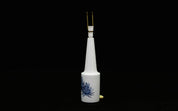 Danish_Ceramic_Table_Lamp_by_Fog_&_Morup_with_Blue_Motif,_1960s