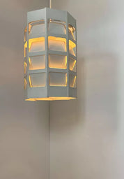 White_Lacquered_Metal_Pendant_Lamp_by_Poul_Gernes_for_Louis_Poulsen,_Denmark_1960s
