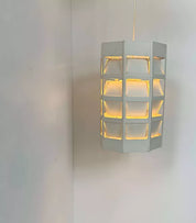 White_Lacquered_Metal_Pendant_Lamp_by_Poul_Gernes_for_Louis_Poulsen,_Denmark_1960s