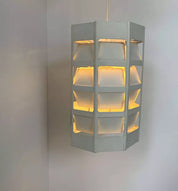 White_Lacquered_Metal_Pendant_Lamp_by_Poul_Gernes_for_Louis_Poulsen,_Denmark_1960s