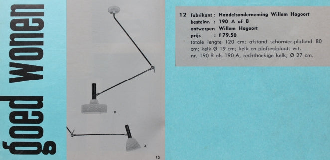 Willem_Hagoort_Model_190_B_Ceiling_Light,_1950s