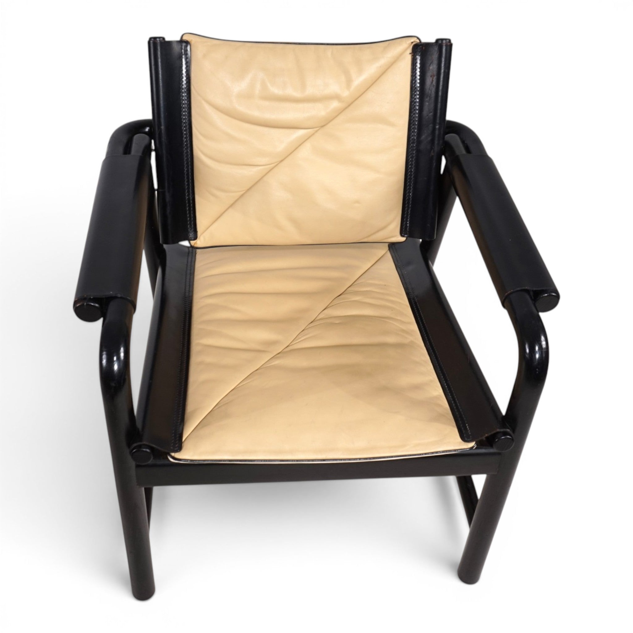 Hans_Eichenberger_Attributed_Lounge_Chair_and_Ottoman_for_WK_Möbel,_Germany,_1970s