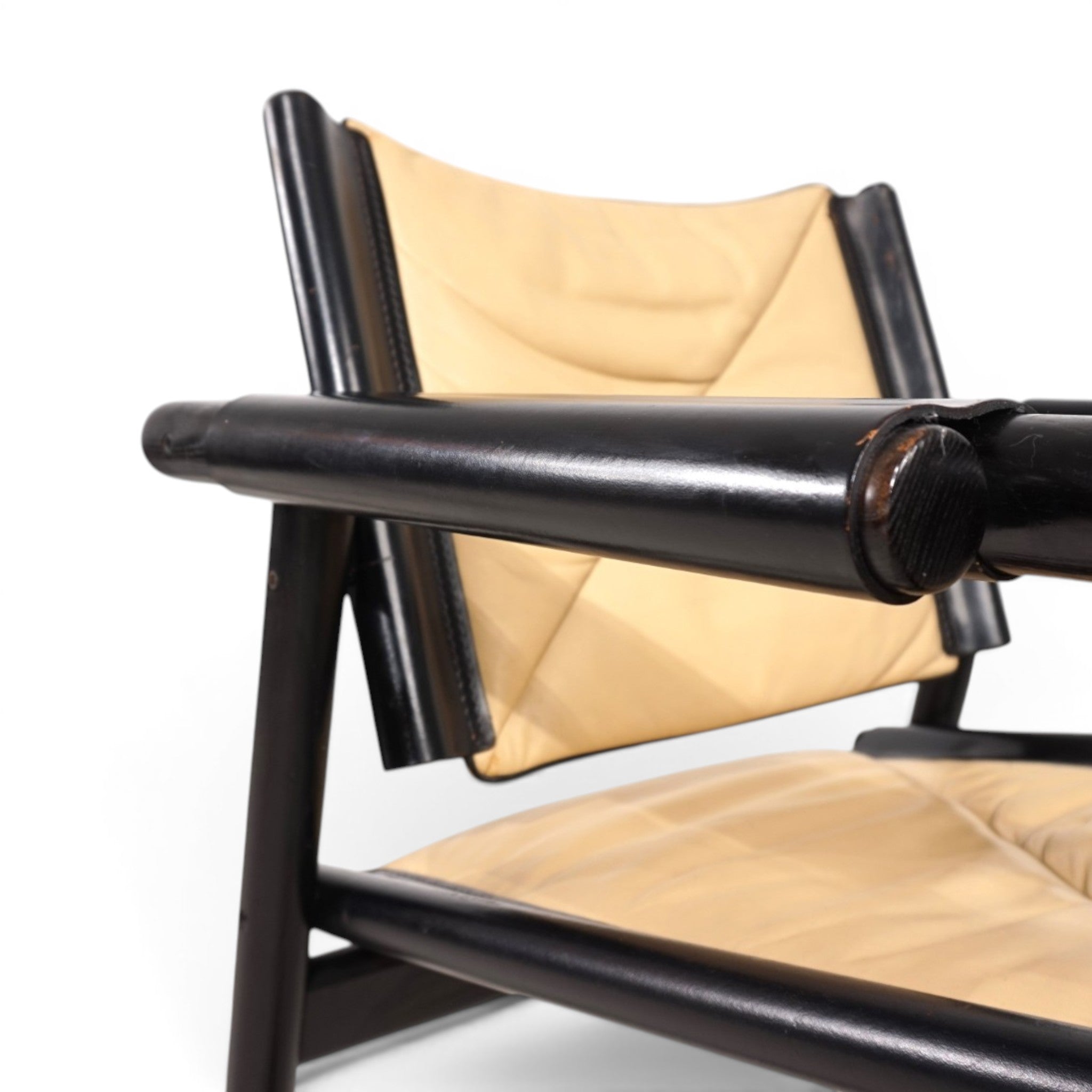 Hans_Eichenberger_Attributed_Lounge_Chair_and_Ottoman_for_WK_Möbel,_Germany,_1970s