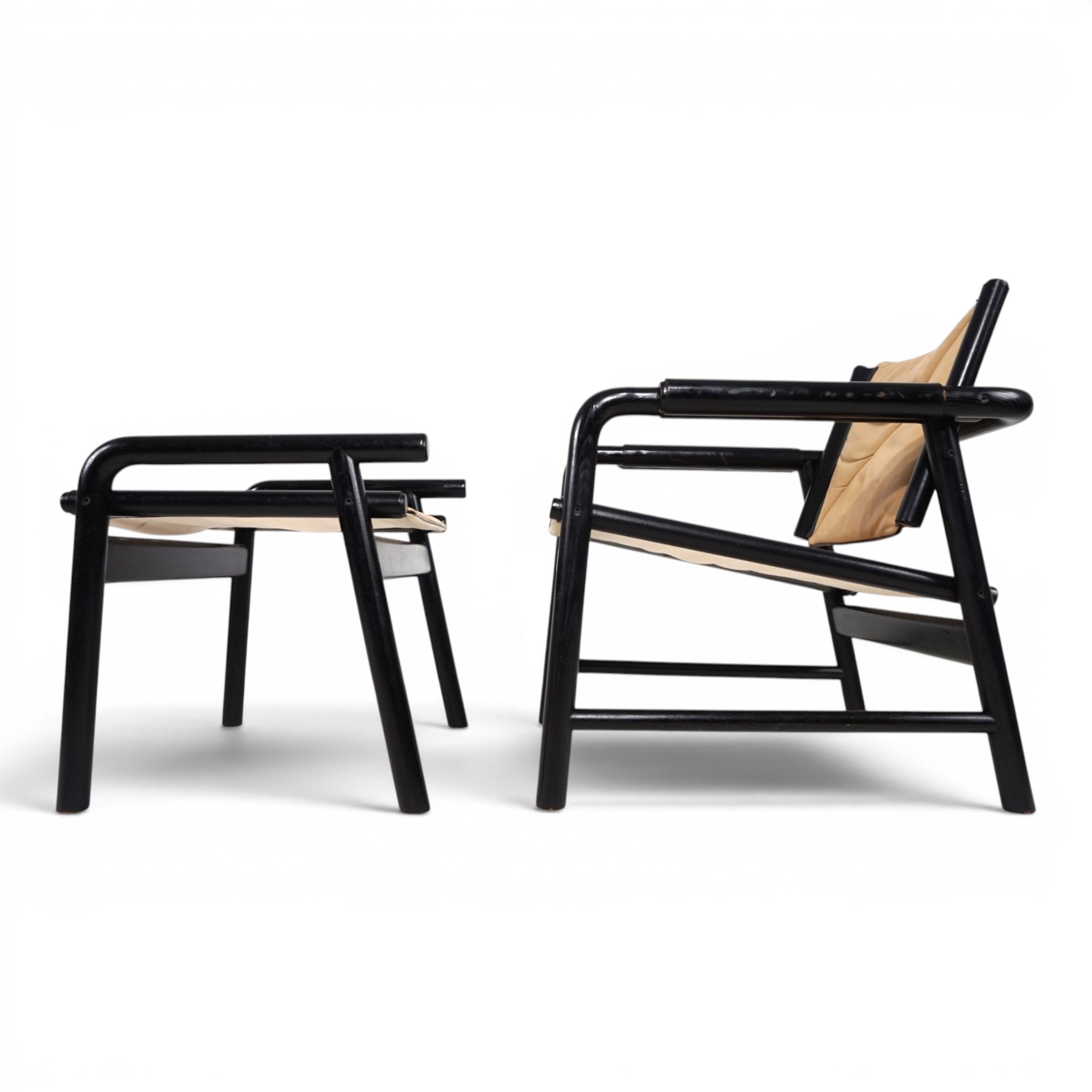 Hans_Eichenberger_Attributed_Lounge_Chair_and_Ottoman_for_WK_Möbel,_Germany,_1970s