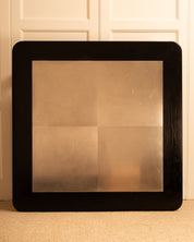 Italian_Square_Coffee_Table_in_Black_Wood_and_Stainless_Steel,_1970s