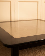 Italian_Square_Coffee_Table_in_Black_Wood_and_Stainless_Steel,_1970s