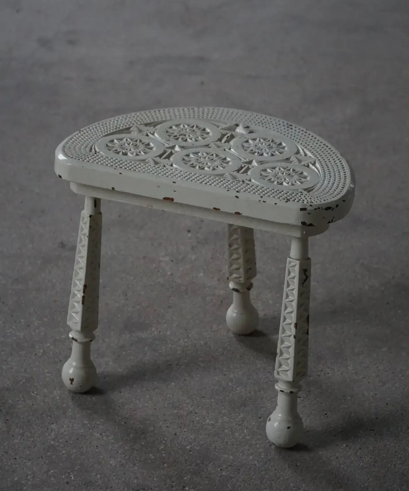 Wooden_Tripod_Stool_with_Carved_Details,_Rustic_Scandinavian_Design