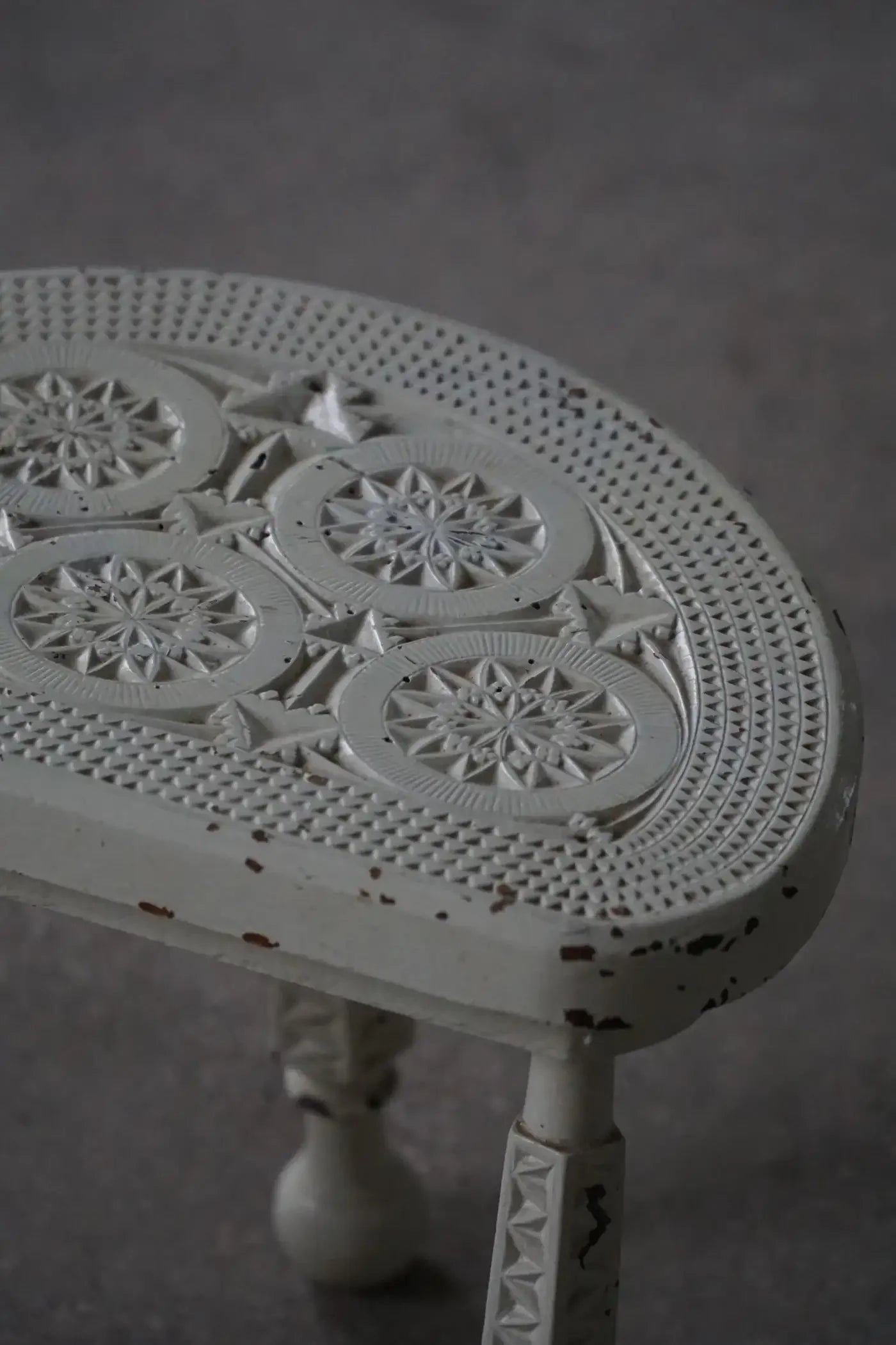 Wooden_Tripod_Stool_with_Carved_Details,_Rustic_Scandinavian_Design