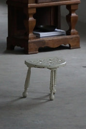 Wooden_Tripod_Stool_with_Carved_Details,_Rustic_Scandinavian_Design