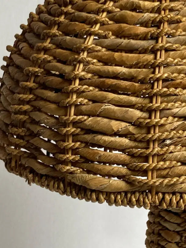 Woven_Banana_Leaf_Mushroom_Floor_Lamp,_1960s–1970s,_Europe