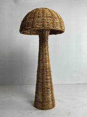 Woven_Banana_Leaf_Mushroom_Floor_Lamp,_1960s–1970s,_Europe