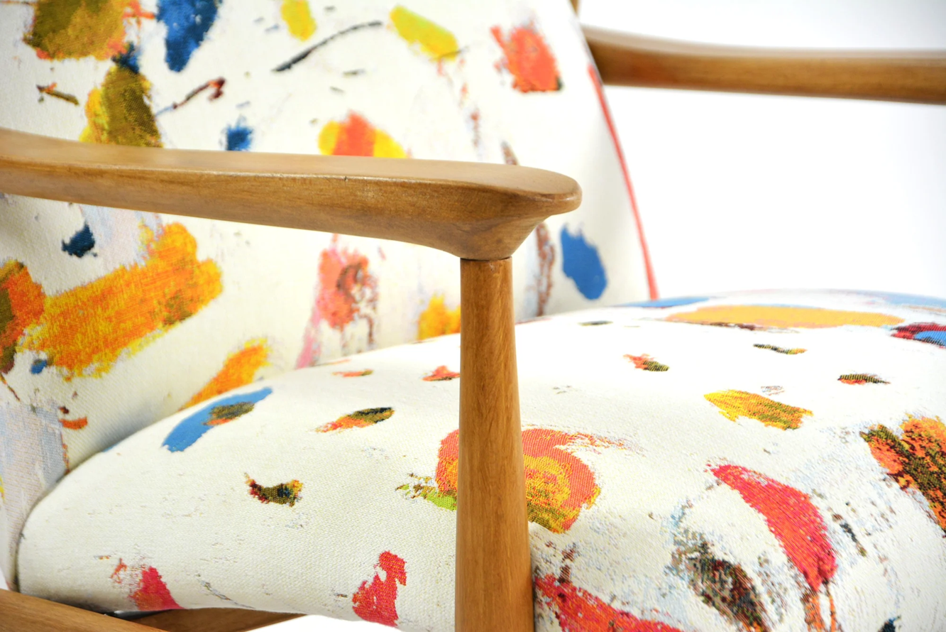 WR_armchair_with_colorful_patterns_1970s