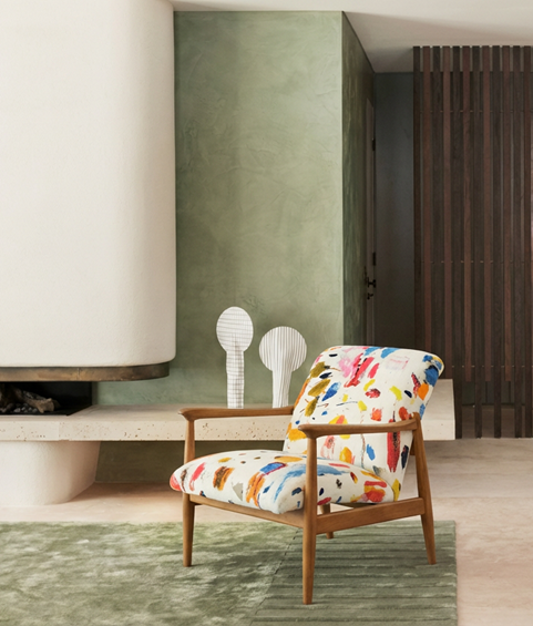 WR_armchair_with_colorful_patterns_1970s