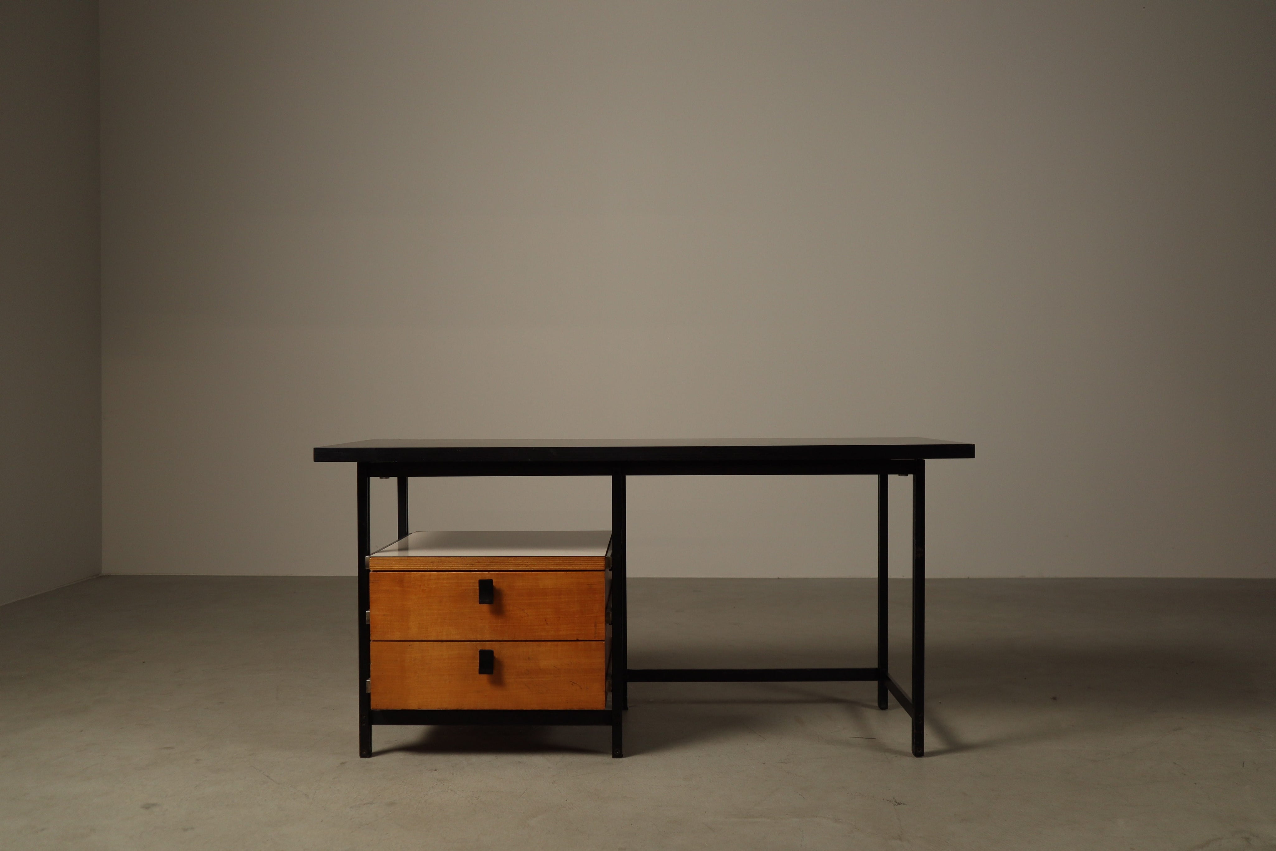 Jules_Wabbes_Writing_Desk_for_Mobilier_Universel,_Belgian_Mid_Century_Modern_Desk,_1960s