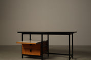Jules_Wabbes_Writing_Desk_for_Mobilier_Universel,_Belgian_Mid_Century_Modern_Desk,_1960s