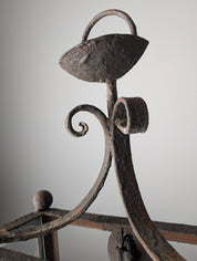 Wrought_Iron_Lantern_with_Foliate_Decoration,_20th_Century,_Europe