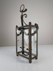 Wrought_Iron_Lantern_with_Foliate_Decoration,_20th_Century,_Europe