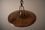 Wrought_Iron_Pendant_Lamp,_Copper_and_Textured_Glass,_1950s,_Europe