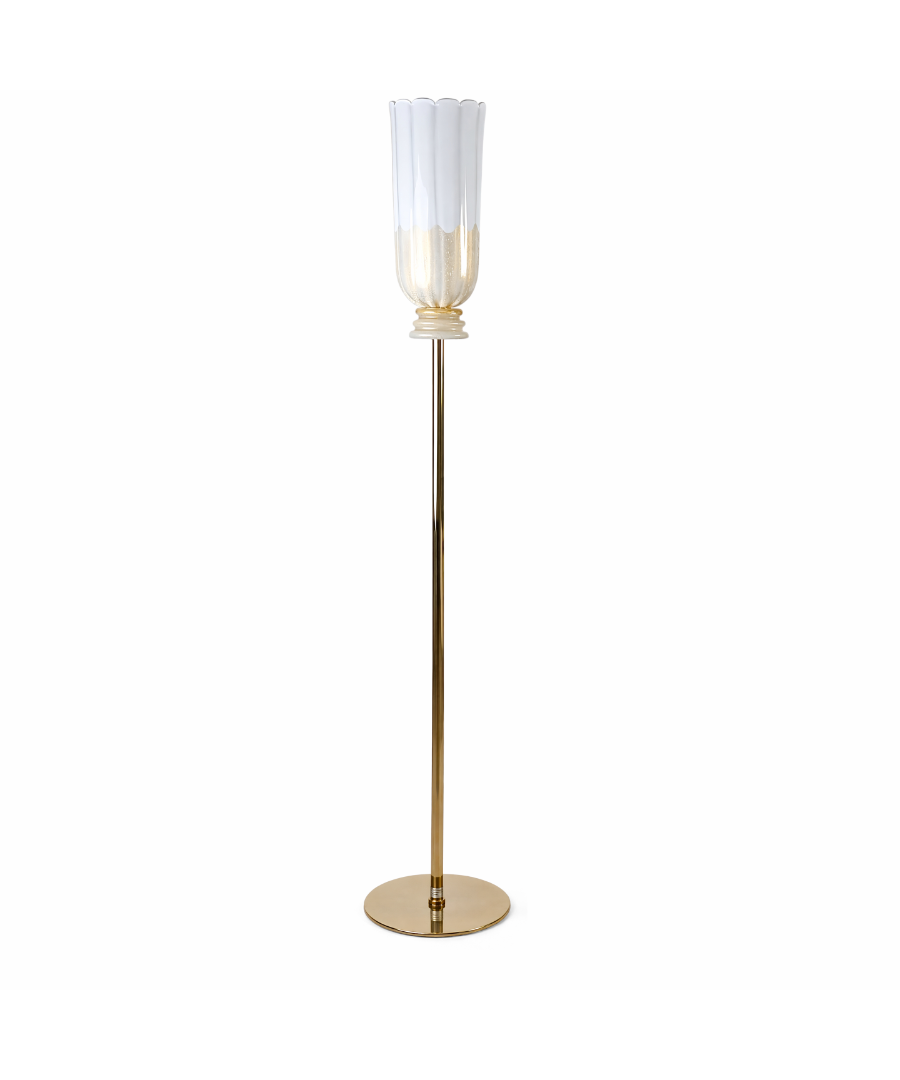 XII_Apostoli_Murano_Glass_Floor_Lamp_by_Barovier_&_Toso,_Gold_Leaf,_Italy,_2002