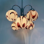 XL_Murano_Glass_Swirl_Chandelier_in_Purple_and_White,_Italy_1970s