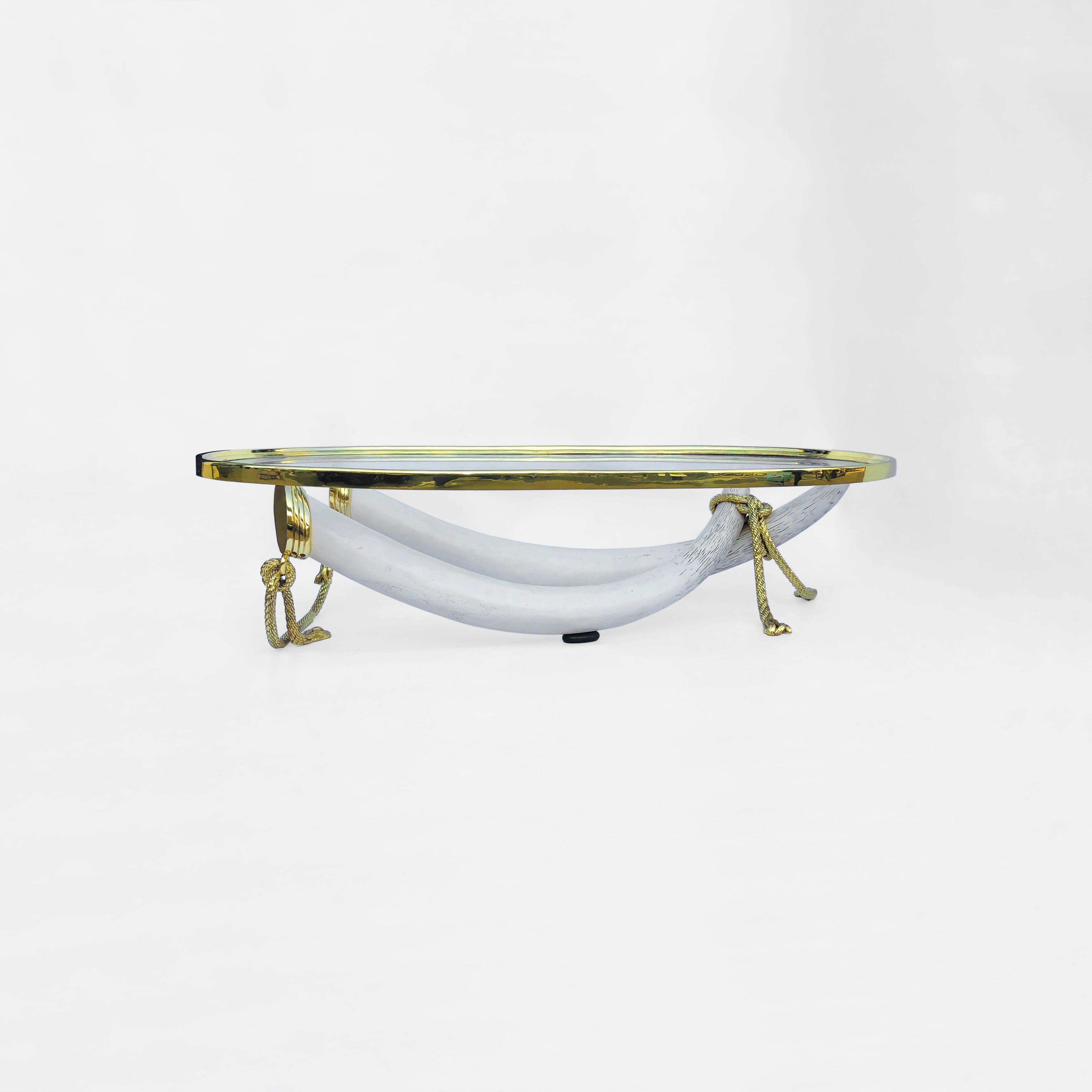XL_Italo_Valenti_Faux_Tusk_Coffee_Table_Spanish_1970s_Hollywood_Regency_Midcentury_Glass_Brass_Gold