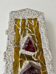 XL_Stained_Glass_Wall_Sconce_in_Cement_and_Glass,_Sweden_1950s
