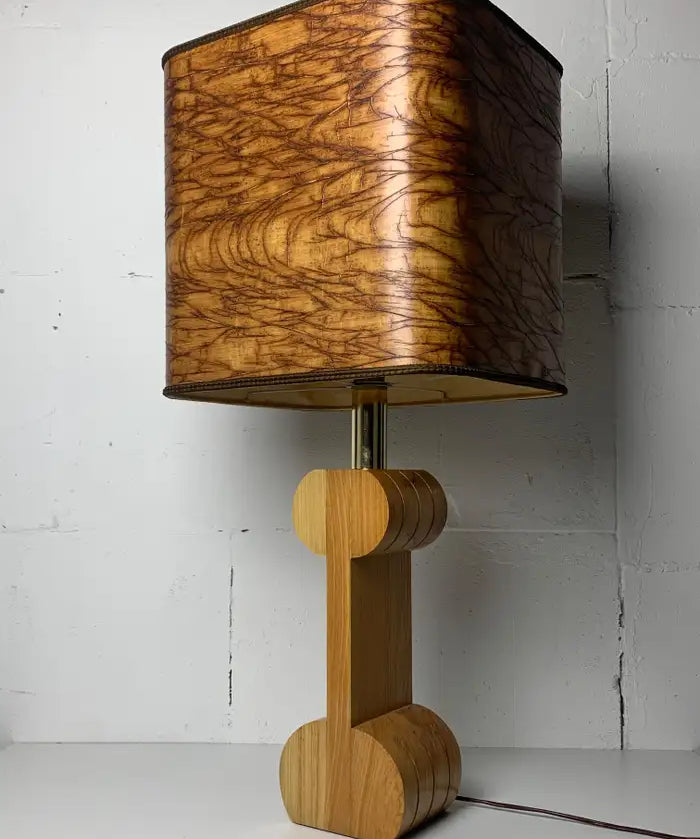 XL_Wood_Veneer_Table_Lamp_in_the_Style_of_Tobia_&_Afra_Scarpa,_1970s,_Italy