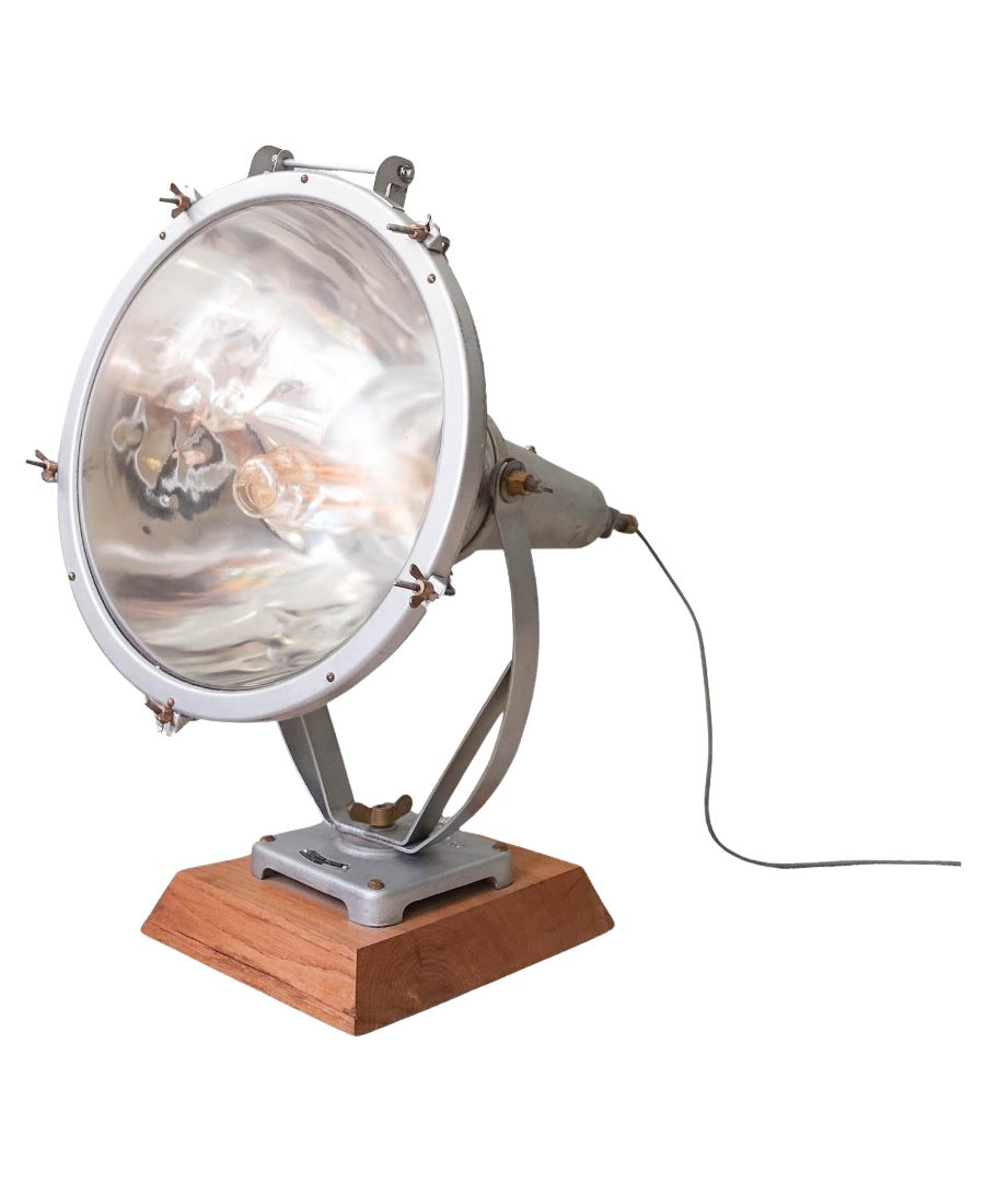 XXL_Industrial_Focus_Lamp_by_Mazda_Paris,_Vintage_Exterior_Lighting,_1950s,_France