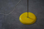 Yellow_Hat_Shade_Floor_Lamp,_Chrome_Stem,_1970s,_Europe