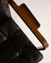 Set_of_2_Yngve_Ekström_Lounge_Chairs_in_Wengé_Wood_and_Black_Leather_for_Swedese,_Sweden_1970s