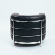 Onda_Lounge_Chair_by_De_Pas,_D’Urbino_&_Lomazzi_for_Zanotta_in_Black_Leather,_Italy_1985