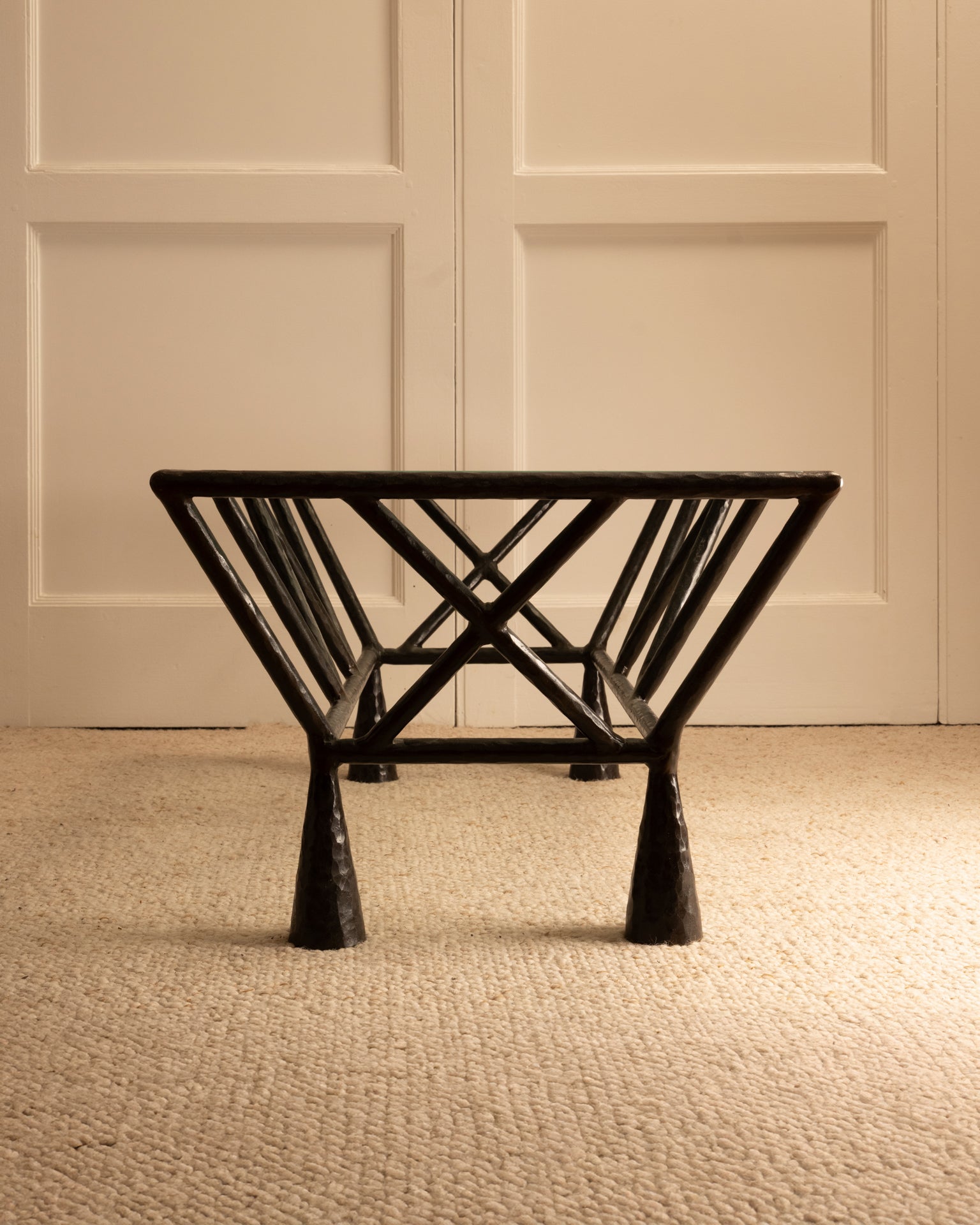 Zebra_Wrought_Iron_Coffee_Table,_Brutalist_Design,_1970s,_France