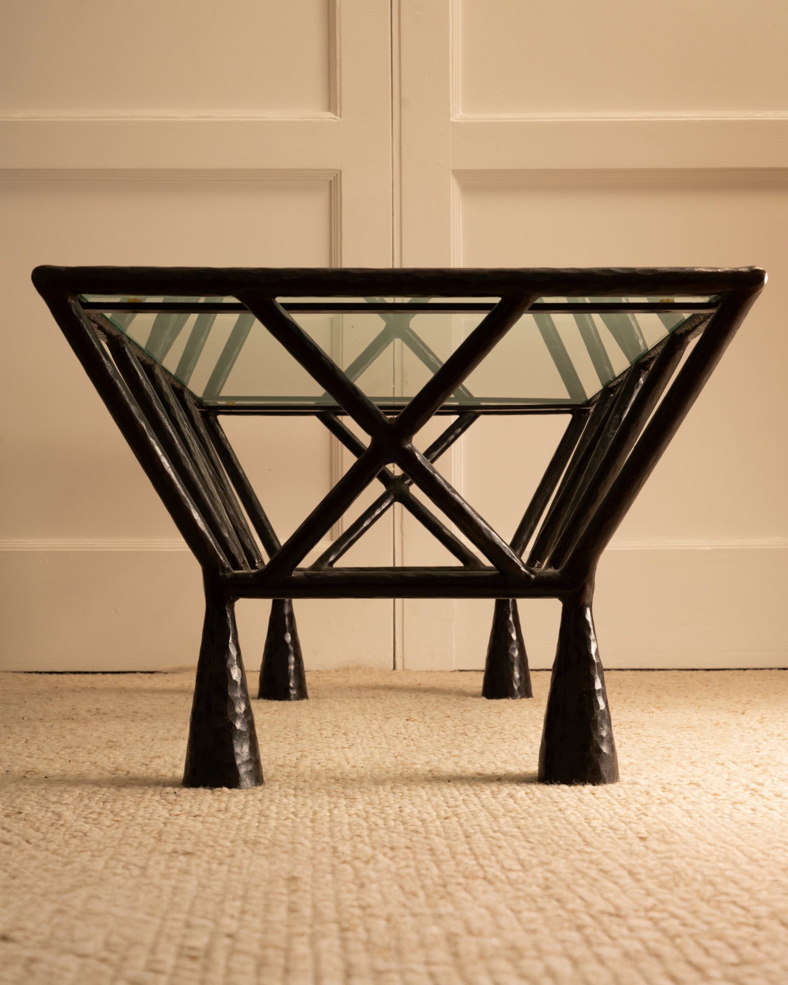 Zebra_Wrought_Iron_Coffee_Table,_Brutalist_Design,_1970s,_France
