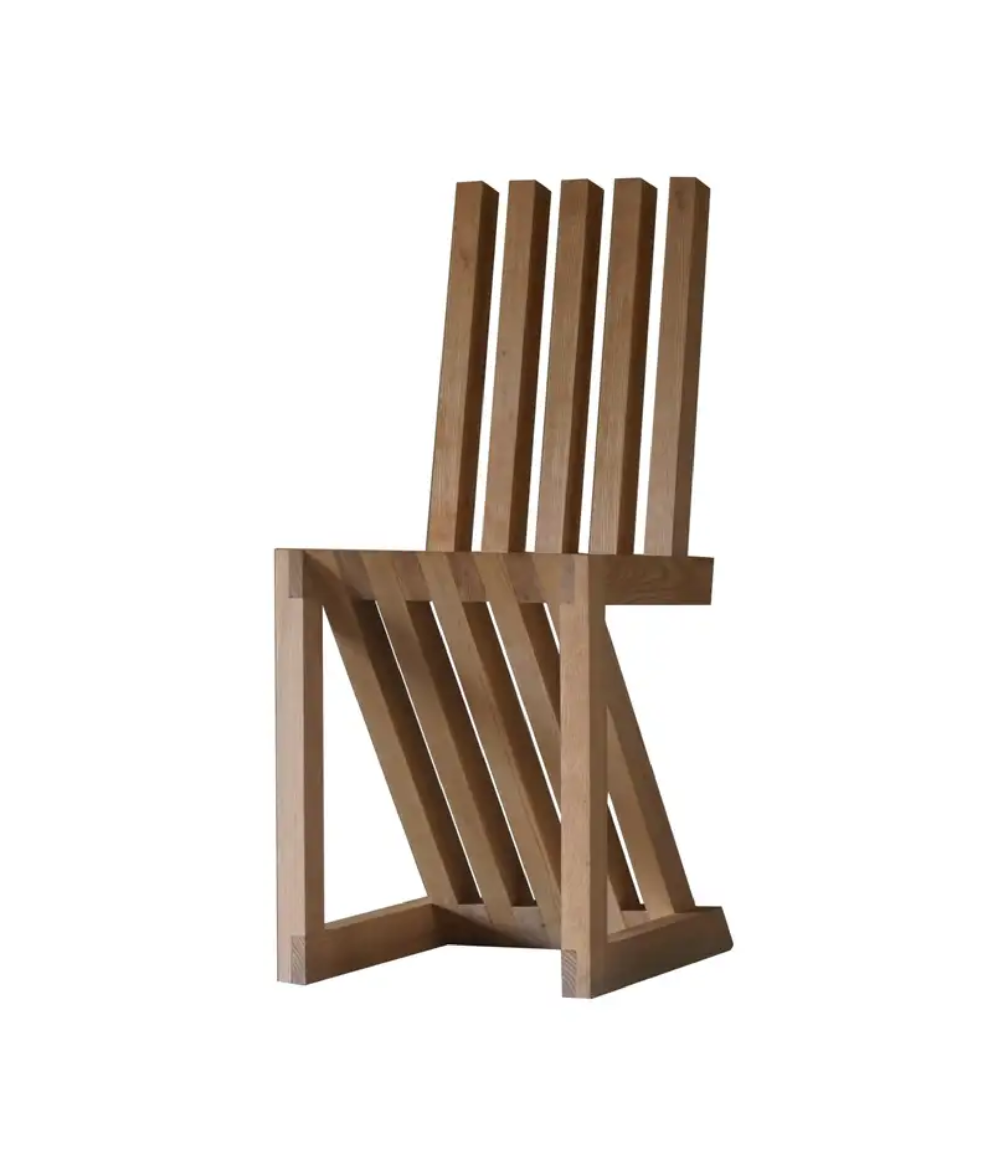 Zig_Zag_Chair_Made_in_Solid_Pine,_Scandinavian_Modern,_1980s