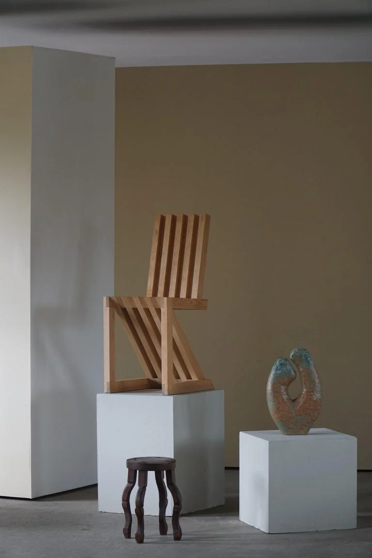 Zig_Zag_Chair_Made_in_Solid_Pine,_Scandinavian_Modern,_1980s