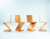 Set_of_4_Zig_Zag_Chairs_After_Gerrit_Rietveld,_Solid_Ash_Cantilever_Chair,_Dutch_De_Stijl_Design