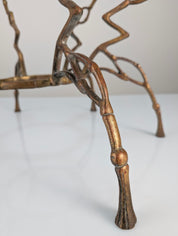 Zigzag_Bronze_Faux_Bamboo_Hollywood_Regency_Coffee_Table,_1960s