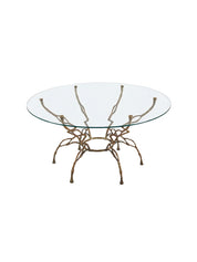 Zigzag_Bronze_Faux_Bamboo_Hollywood_Regency_Coffee_Table,_1960s